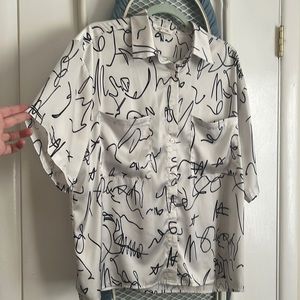 12th tribe satin top